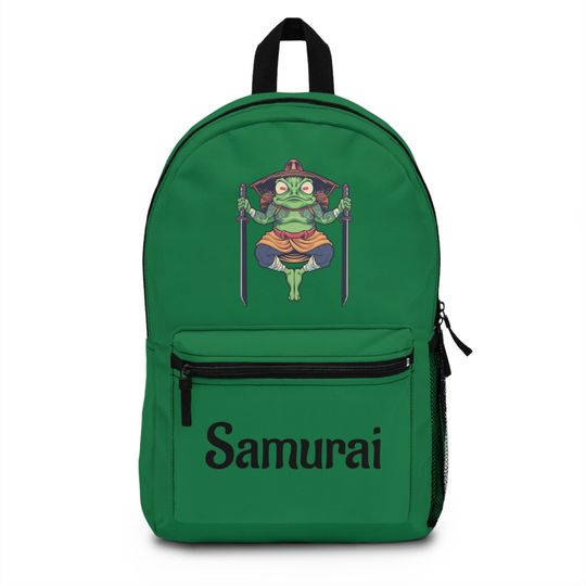 Discover Samurai Cartoon Backpack, Kids Anime Travel Bag