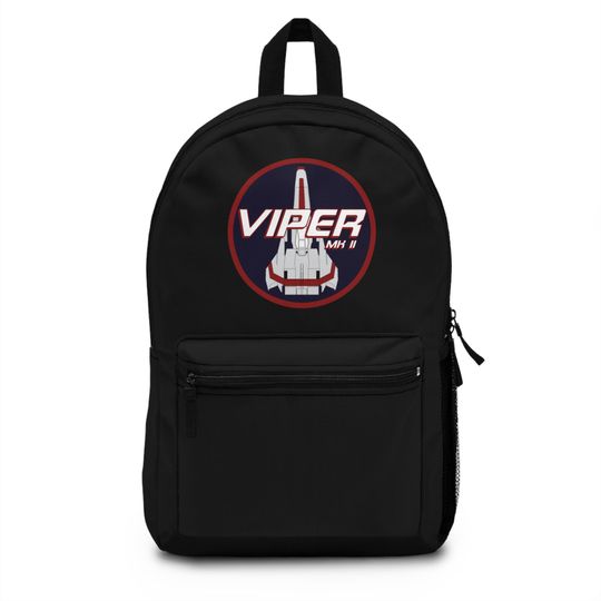 Discover Viper Logo Backpack, Durable Polyester School Bag
