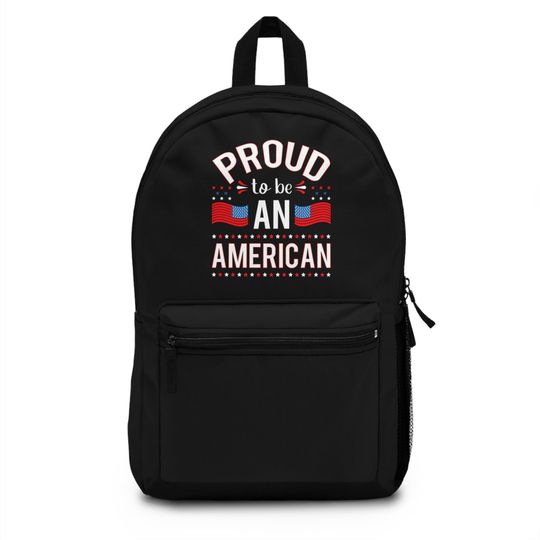 Discover Proud American Backpack | USA Patriotic Gift