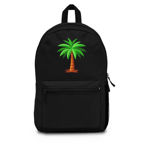 Discover Palm Tree Backpack, Tropical Beach Vacation Rucksack
