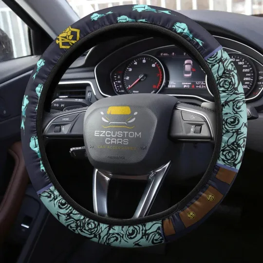 Discover Nobara Kugisaki Anime Steering Wheel Cover Custom Jujutsu Satoru Anime Car