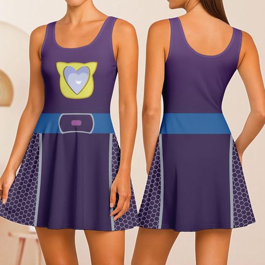 Discover Sparks SuperKitties Skater Dress, Sparks Women Dress, Disney Cartoon Running Dress, Halloween Cosplay Outfit, Halloween Gift For Her