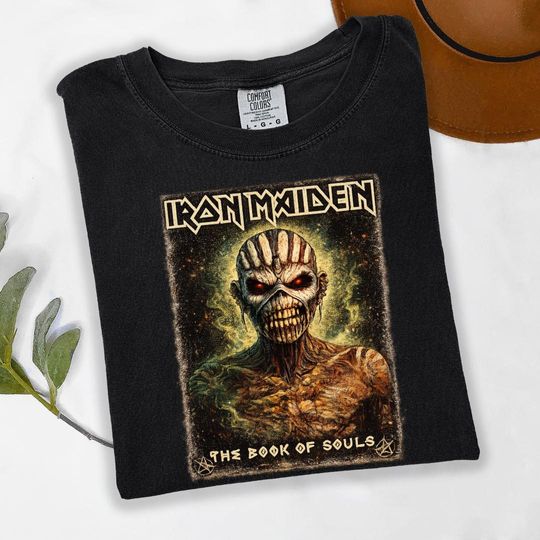 Discover Iron Maiden Eddie Graphic Tee, Heavy Metal Band T-Shirt, Music Fan Apparel