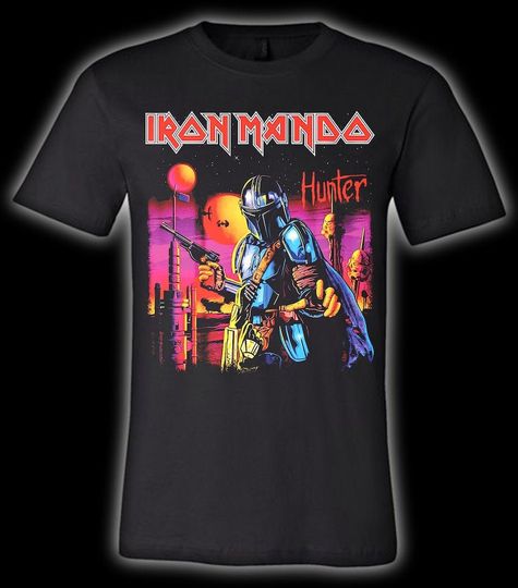 Discover Iron Mando Mandalorian Parody T-Shirt