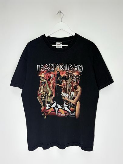 Discover Vintage 2003 Iron Maiden Dance of Death Rock Band T-Shirt