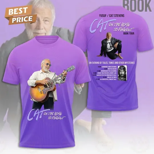 Discover Cat Stevens On The Road To Findout 3D Double Sided T-Shirt