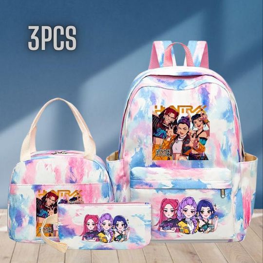 Discover Kpop Demon Hunters Backpack 3PCS School Bag Set for Teens