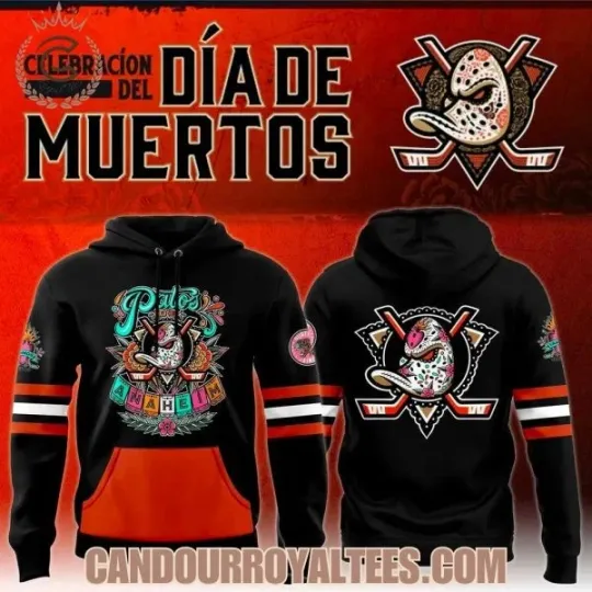 Anaheim Ducks Dia De Los Muertos 3D Hoodie