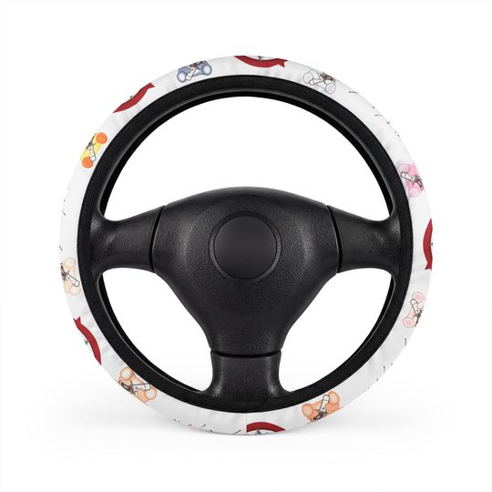 Discover Stray Kids SKZOO Car Steering Wheel Cover | Dog Paw Print