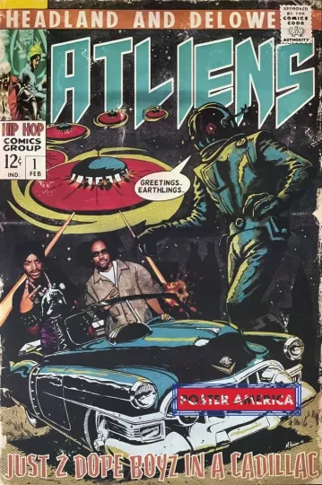 OutKast ATLiens Album Art Poster  Vertical Poster