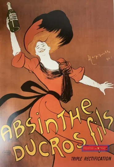 Discover Absinthe Ducros Fils Classic Art Advertisement Poster