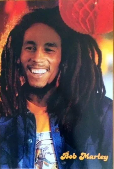 Bob Marley Smiling Original 1979 Vintage Poster 24 X 36