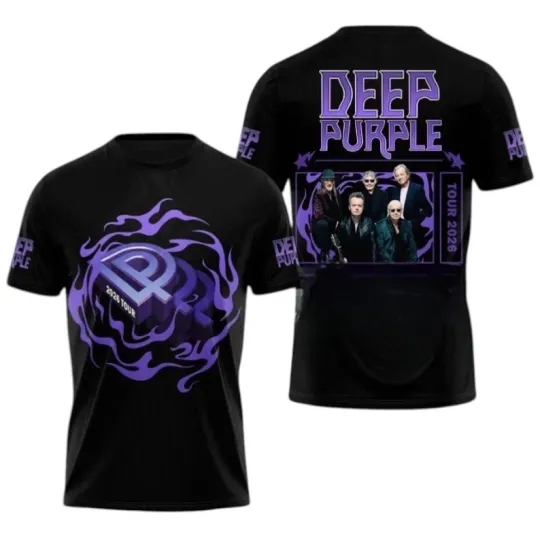 Discover Rock Band World Tour 2026 3D T-Shirt Unisex Fan Tee