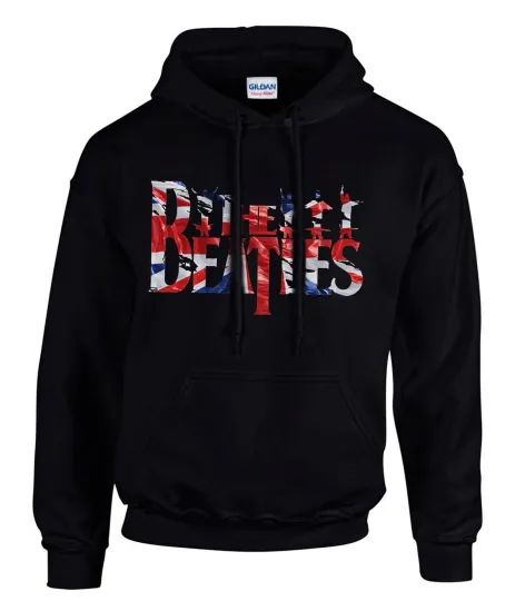 The Beatles Rock Band Black Hoodie Mens Sweatshirt