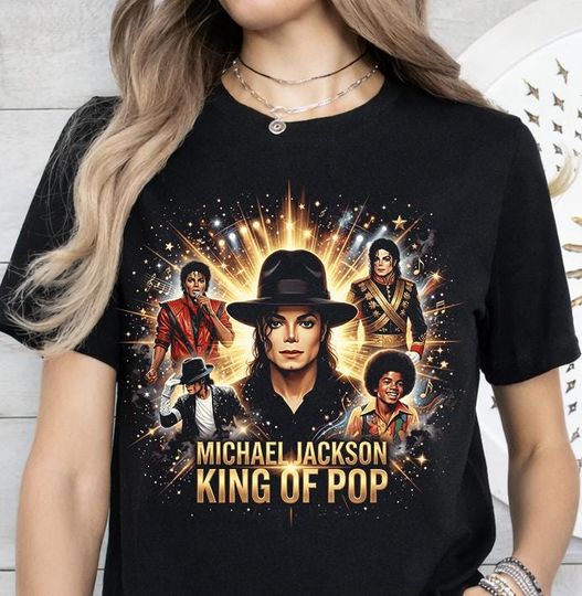 Michael Jackson King of Pop T-Shirt, Hip Hop Streetwear Tee