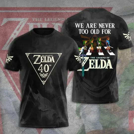 Discover The Legend Of Zelda All Over Printed TShirt