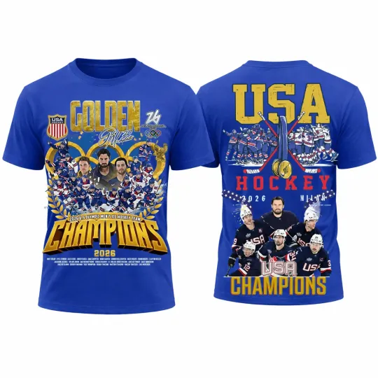 Discover Olympic Winter Game 2026 Champions All Over Print Shirt