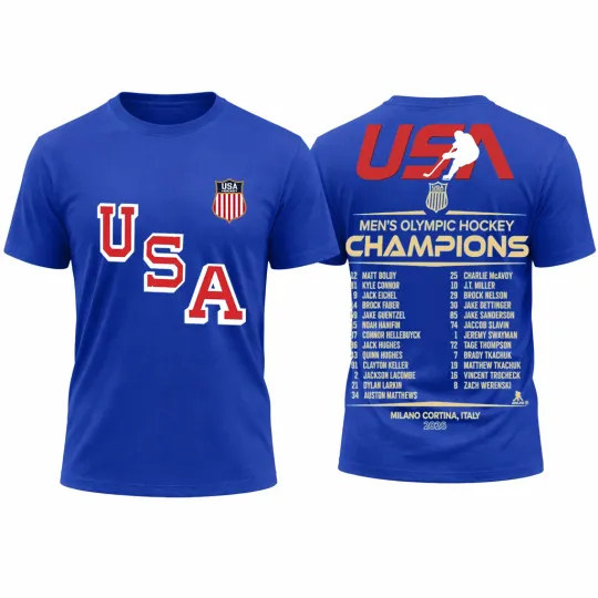 Discover Olympic Winter Game 2026 Champions - All Over Print Shirt