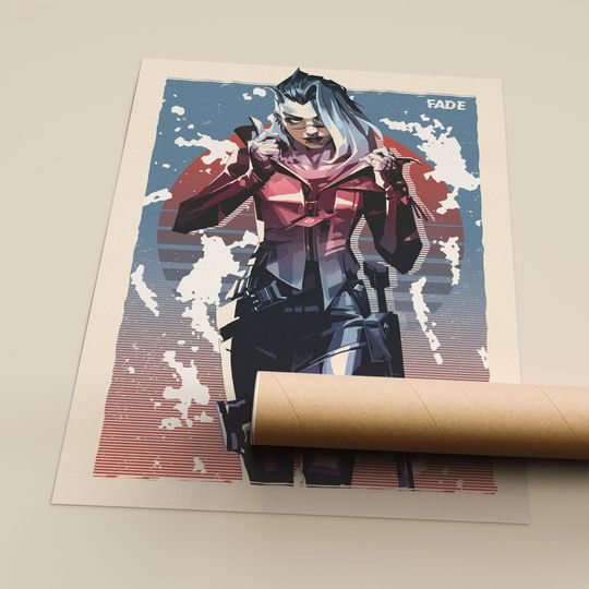 Discover Fade Valorant Art Print: Enhanced Matte Fine Art Paper Poster