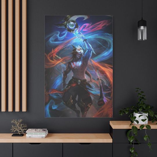 Discover League of Legends Style Poster, Canvas