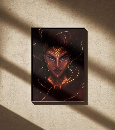 Discover Art Print A5 Art Print Arcane, Mel Medarda, League of Legends, Riot, Fantasy, Gift, Frame for Wall