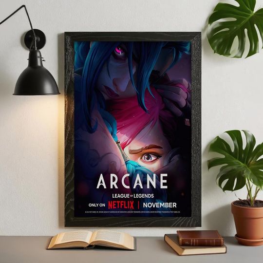 Discover League of Legends Arcane Posters, HD Waterproof Canvas Prints, Unframed