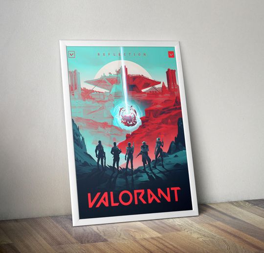 Discover Valorant Poster | Gaming Poster | Valorant Prints | Jett Poster | Video Game Poster | Wall Decor Posters | Large Poster Prints | Gamer Gifts