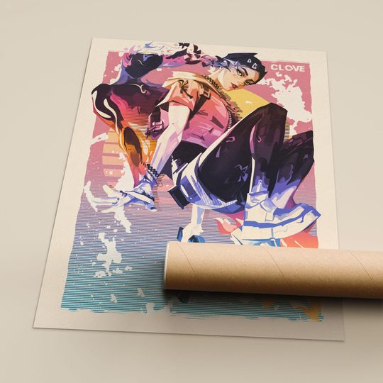 Discover Valorant Clove Art Print: Enhanced Matte Fine Art Paper Poster