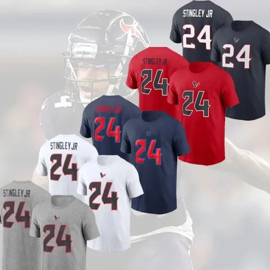 Discover Derek Stingley #24 Houston Texans Name and Number Gift For Fans