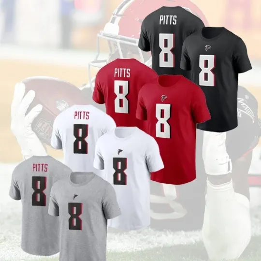 Discover Kyle Pitts #8 Atlanta Name and Number Player 2025 Special For Fan