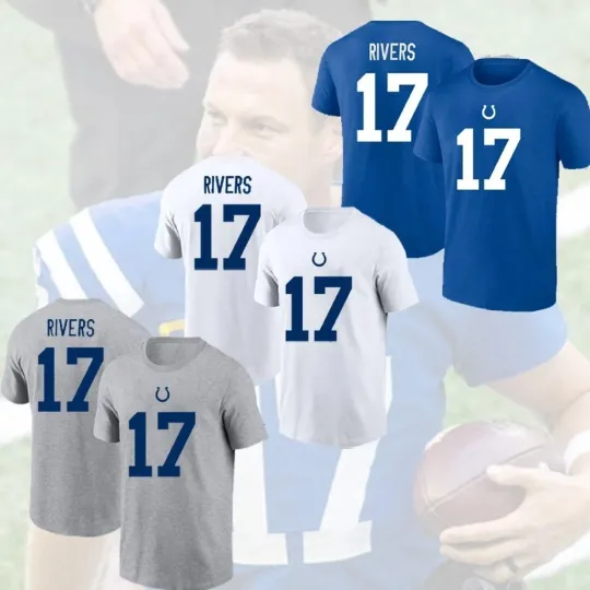 Discover Philip Rivers #17 Indianapolis Colts Name & Number For Fan