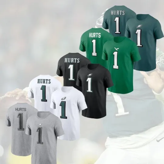 Discover Jalen Hurts #1 Philadelphia Eagles Name and Number Gift For Fans