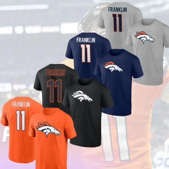 Discover I Troy Franklin #11 Denver Broncos Team Name and Number