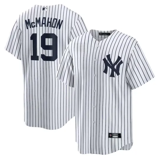 Discover Men/Youth Yankeess Ryan McMahon White Baseball All Printed Jersey