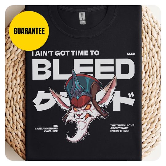 Discover Kled League of Legends T-Shirt Black and White Graphic Tee Color Splash Unisex Softstyle Shirt