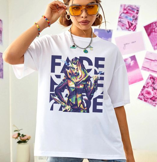 Discover Fade Valorant Shirt, Sweatshirt, Hoodie, Agent Valorant Lovers Shirt, Gaming Tee, Game Merch