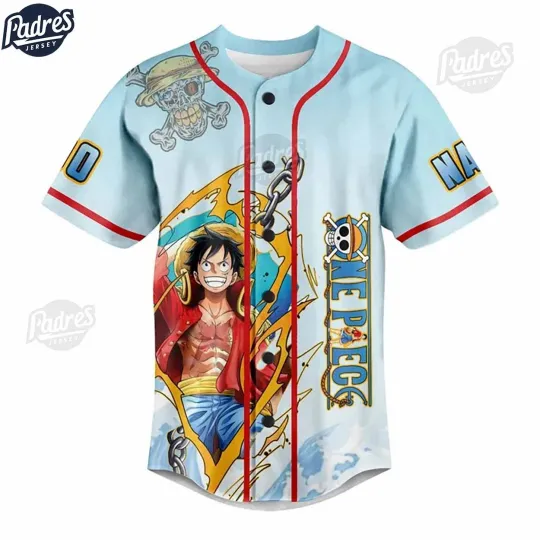 Discover Custom One Piece I’m Gonna Be The King Of The Pirates Baseball Jersey