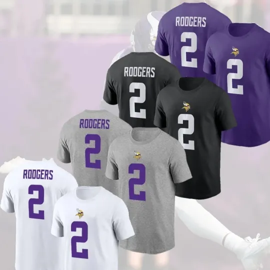 Discover 🔥HOT! Isaiah Rodgers #2 Minnesota Vikings 2025 Name and Number
