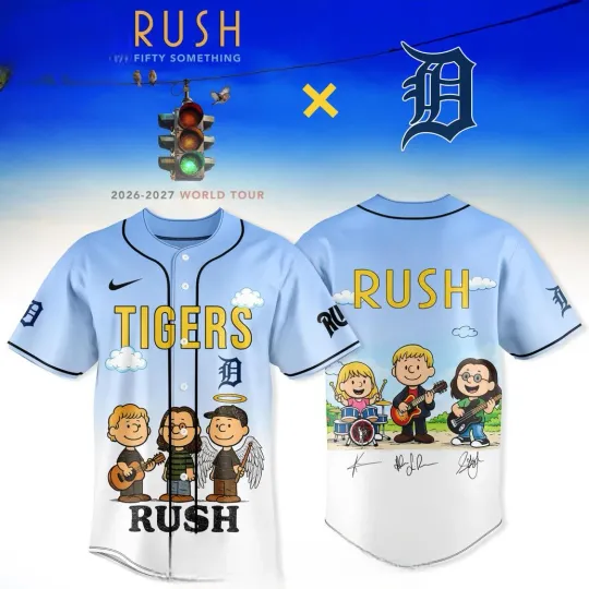 Discover Tigers x Rush Fifty Something World Tour 2026-2027 Jersey