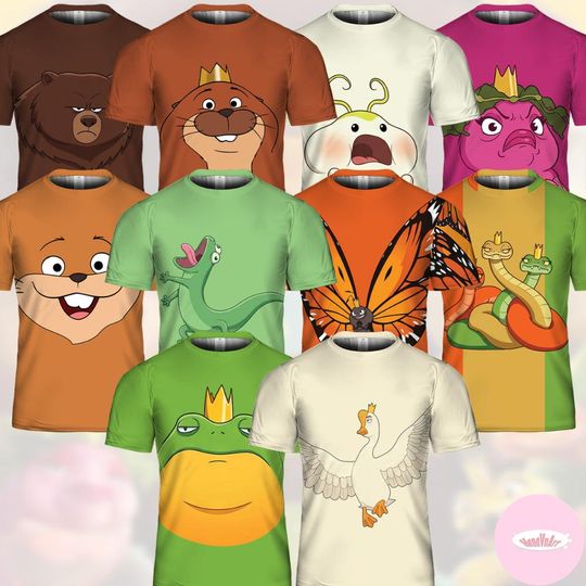 Discover Disney Hoppers All-over Print Shirt, Hoppers Movie Mabel Tanaka Tom Lizard Family Group Kids Adult Sweatshirt Hoodie, Hoppers Birthday Party