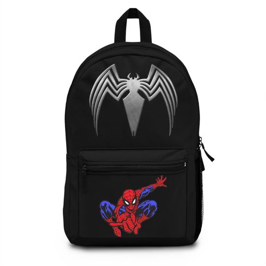 Spider-Man Inspired Backpack, Superhero School Bag, Comic Book Tote, Gift for Kids