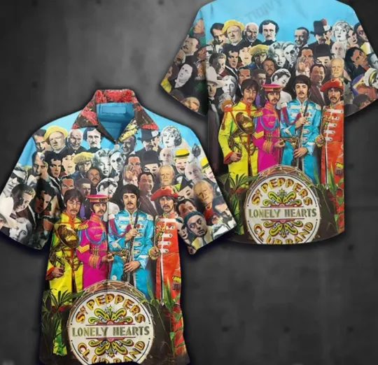 Discover The Beatles Hawaiian Tour Unisex Shirt for Christmas Gift