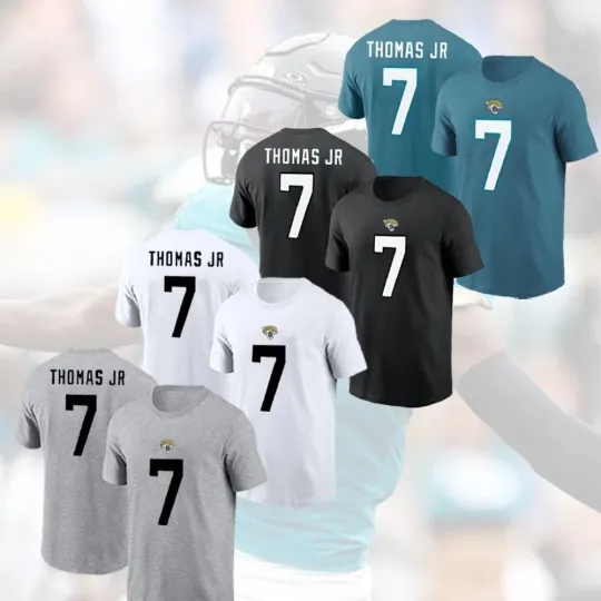 Brian Thomas Jr #7 Jacksonville Jaguars Name and Number