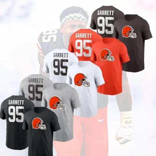 Myles Garrett #95 Cleveland Browns Name and Number