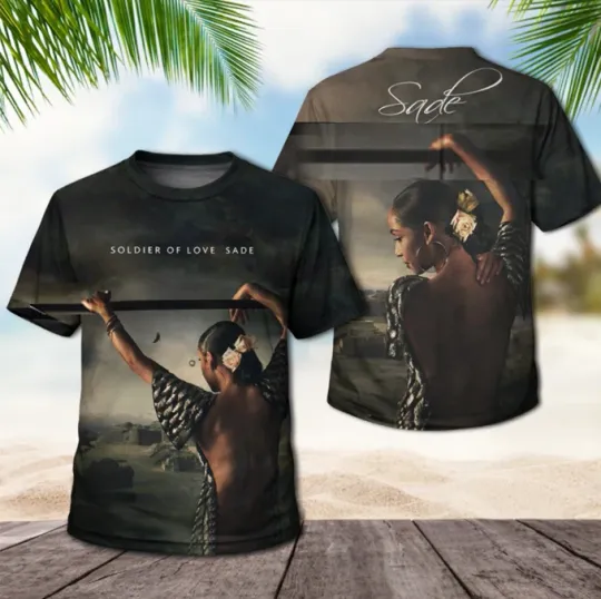 Discover SADE 3D Soldier of Love Album T-Shirt