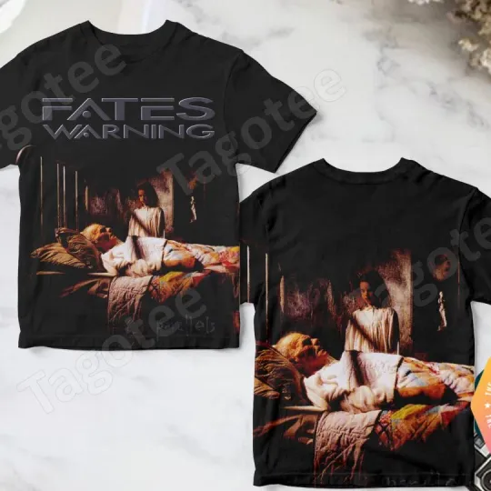 Discover Fates Warning Parallels Album Cover 3D T-Shirt