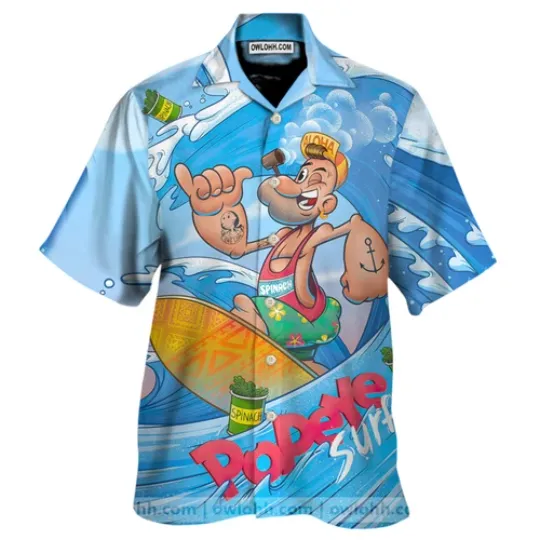 Discover Popeye The Sailor Commemorative Hawaiian Shirt