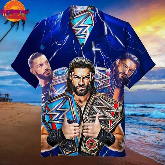Discover Etmyway Roman Reigns Wrestling Entertainment Hawaiian Shirt Style