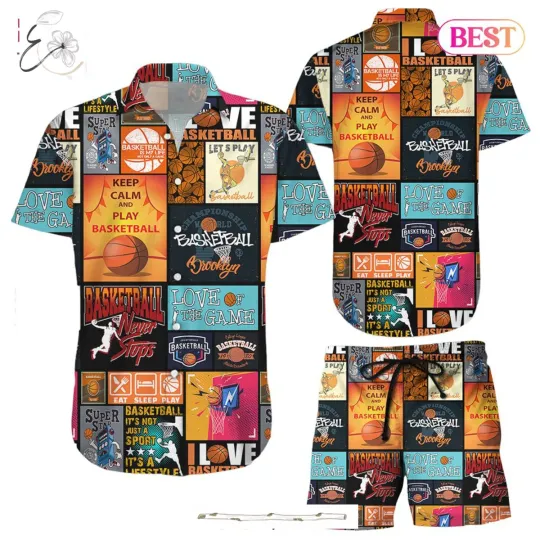 Discover Basketball Hawaiian Shirt Keep Calm And Play Basketball Hawaii Shirt Basketball