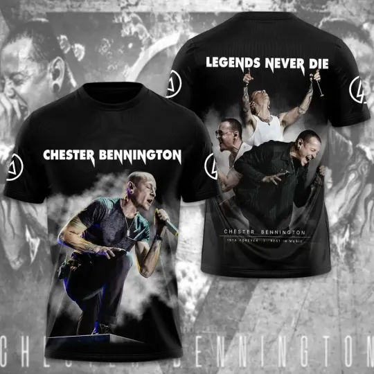 Linkin Park x Chester Bennington 3D Apparel Shirt